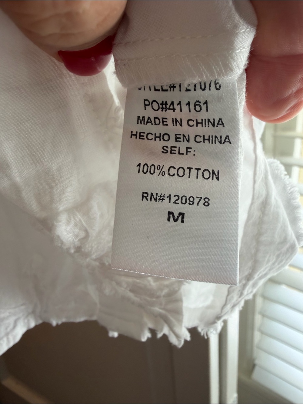 entro White Ruffle Button-Front Blouse - Picture 3 of 3